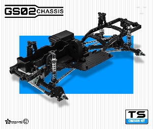 Gmade 1/10 GS02 TS chassis kit (알루미늄 엑슬 커버 증정)