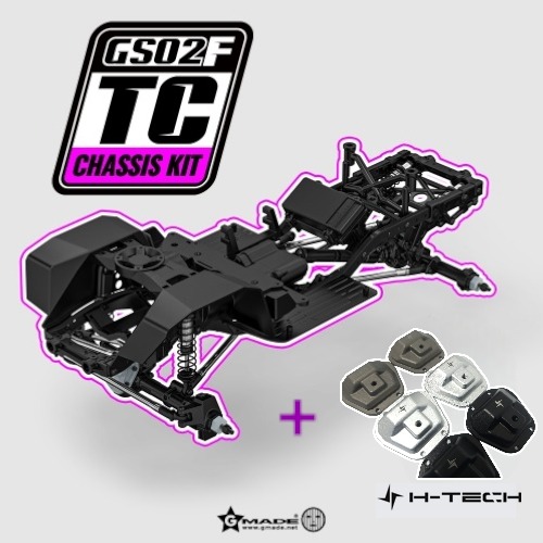 Gmade 1/10 GS02F TC chassis Kit (알루미늄 엑슬 커버 증정)